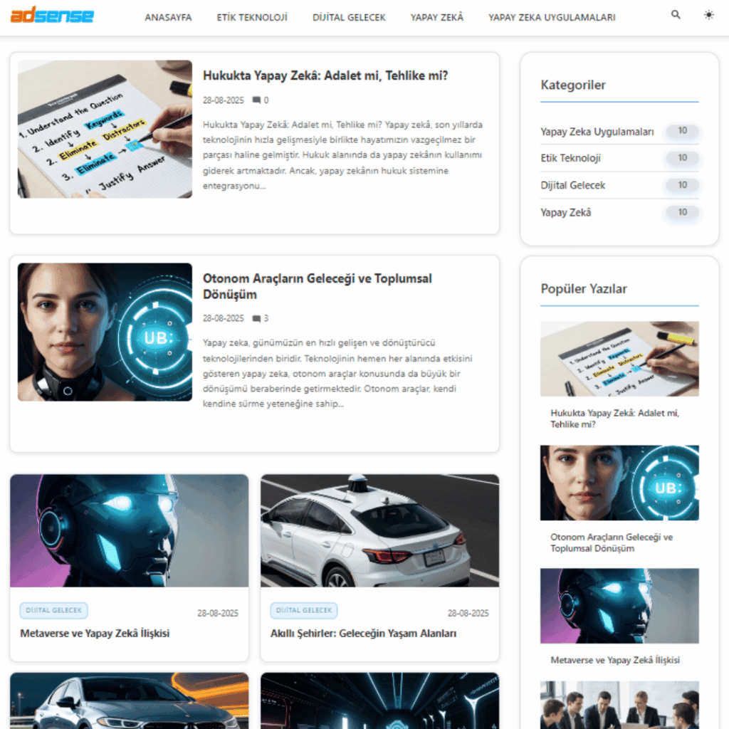 blog teması